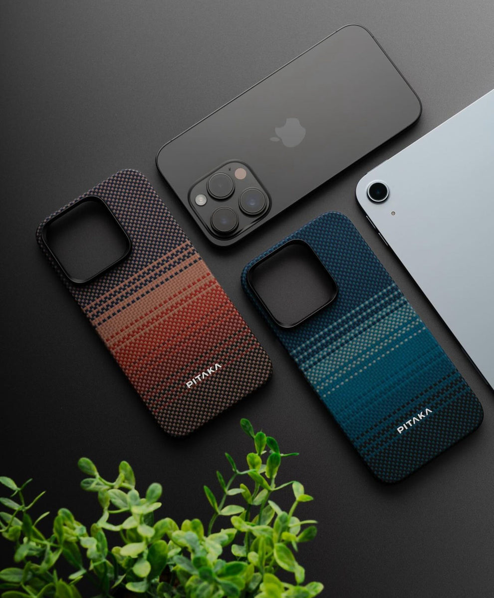 iPhone Pitaka Case Sunset Premium Edition