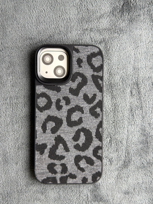 IP ORG leather Soft Case Black-Silver